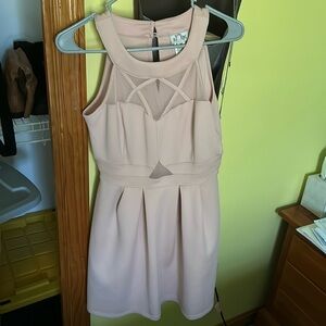 Sweet Storm Pink Knee length dress